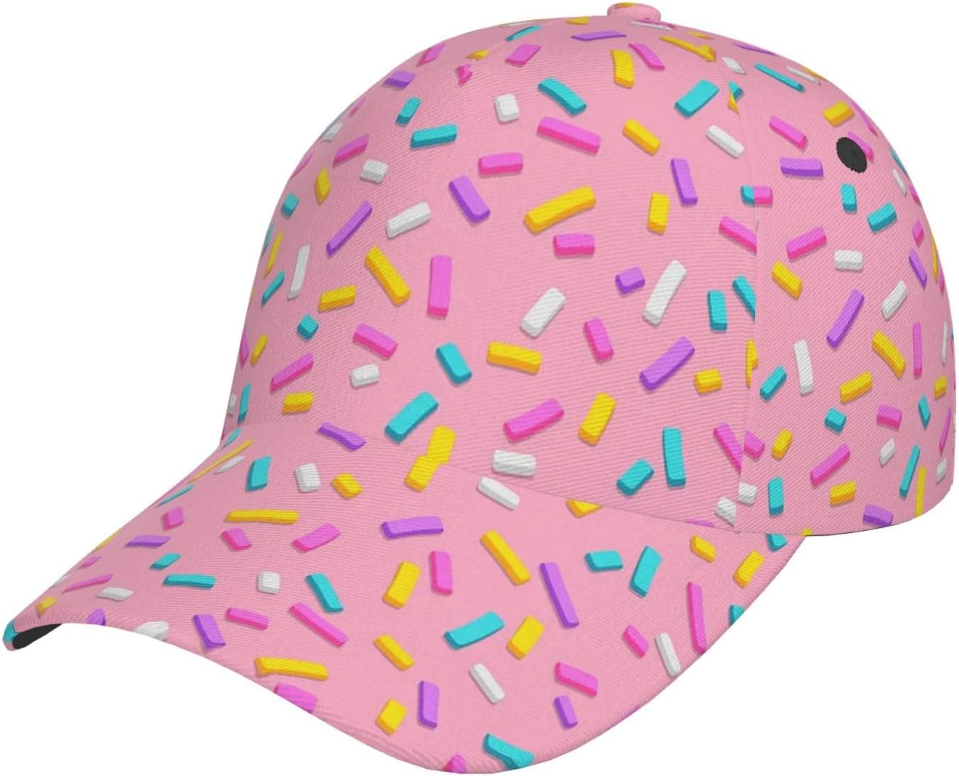 Golf Cap Dad - Розовая декоративная мужская бейсбольная кепка с
