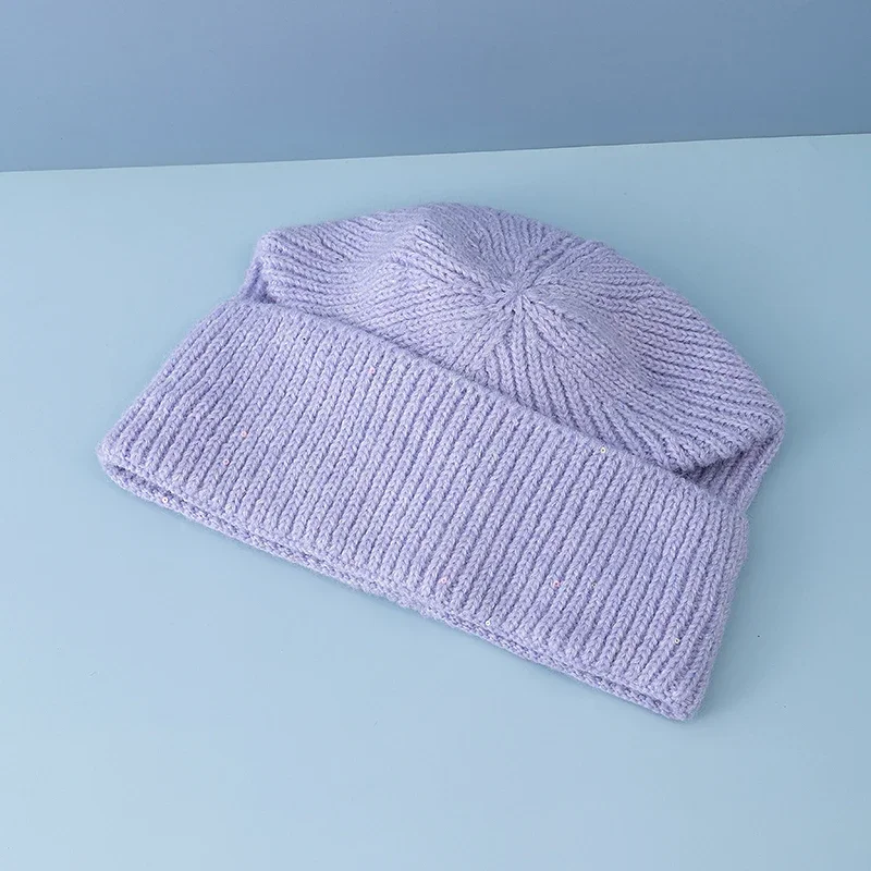 Новая женская вязаная шапка с  – обзор и цена Beanie Cuffed Knit