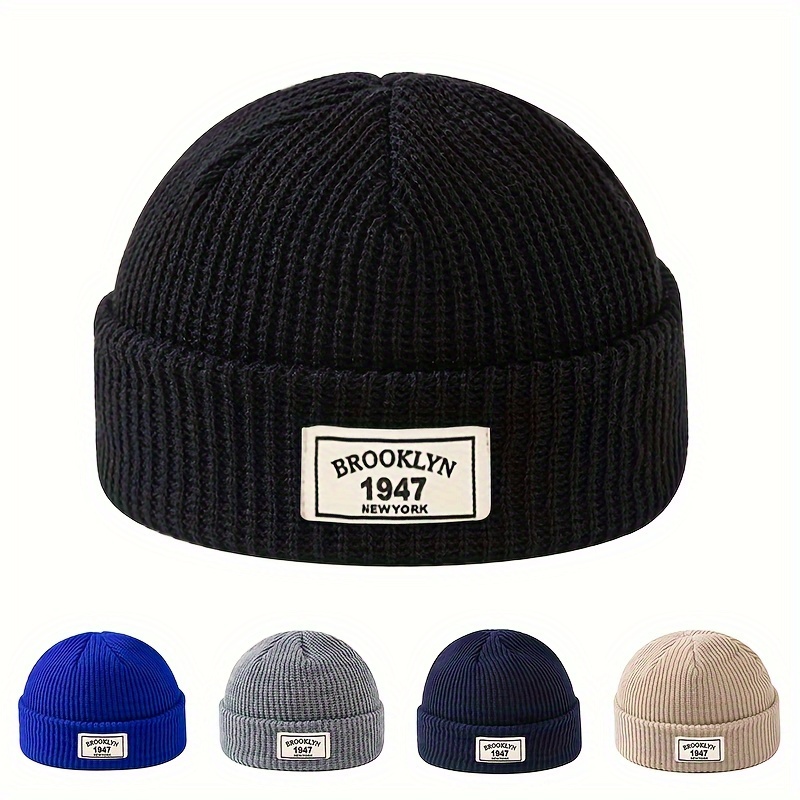 Унисекс шапка-бини с нашивкой  – обзор и цена Beanie Cuffed Knit