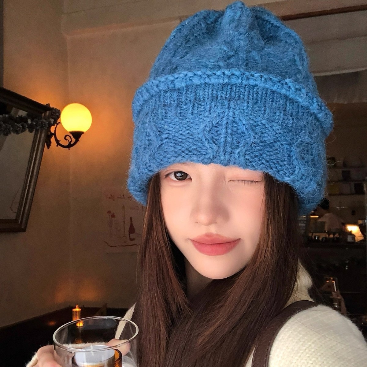 Кремовая вязаная шапка-бини дл – обзор и цена Beanie Cuffed Knit